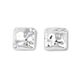 CCB Plastic Cabochons, Square