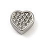 304 réglages de strass en perles en acier inoxydable, cœur