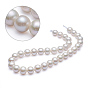 Natural Cultured Freshwater PearlBeads Strands, Round
