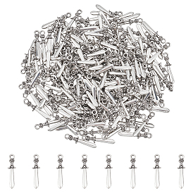 Сплавочные подвески тибетского стиля, меч, без кадмия и без свинца