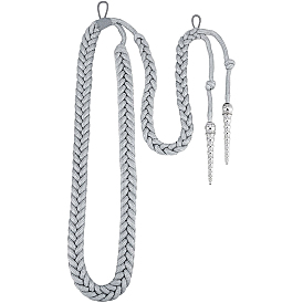 Шнур для крепления на плечо из полиэстера, с пластиковыми конусными подвесками
