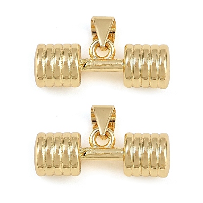 Латунные подвески, гантель, долговечный, без кадмия и без свинца, стойки покрытие