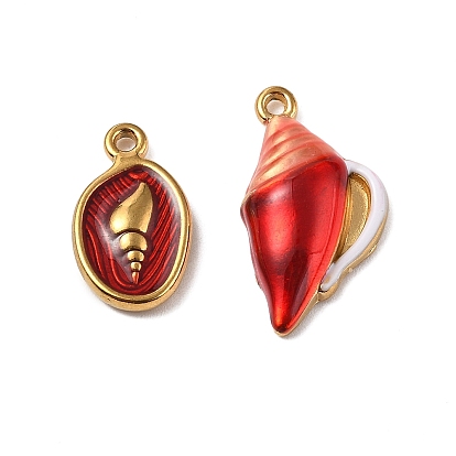 304 нержавеющей стальной эмали подвески, золотые, раковина