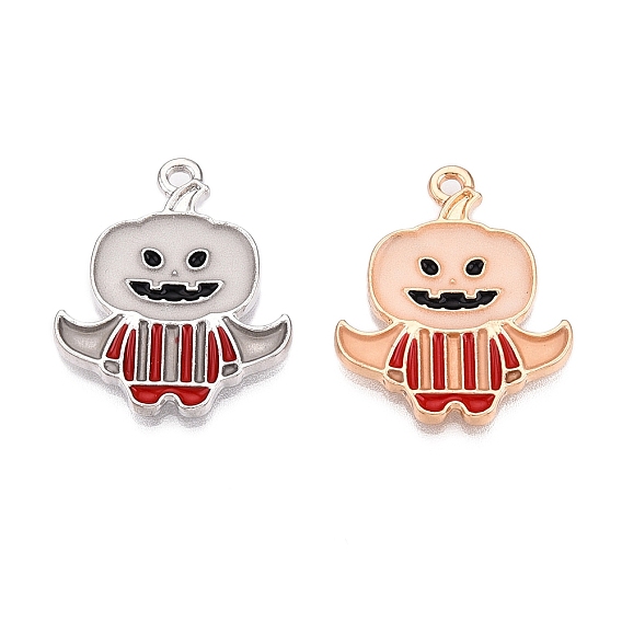 Подвески из эмали и светящегося сплава на тему хэллоуина, светится в темноте, очарование демона