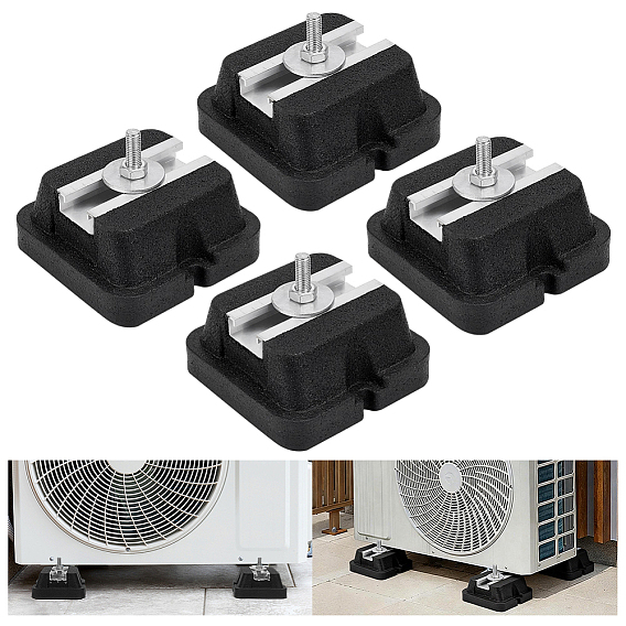 Резиновая подкладка, квадратный, основание для ролика рефрижераторного волнового колеса, платина