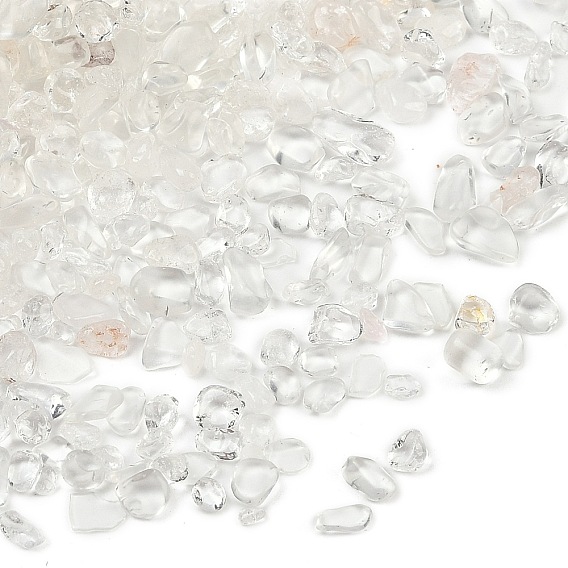 Природный кристалл кварца бусины, без отверстия , чип