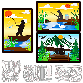 Трафареты для резки рыболовной углеродистой стали, для diy scrapbooking, Фотоальбом, декоративная бумага для тиснения