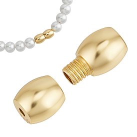 925 стерлингового серебра винтовые застежками, с полировкой из замши, овальные