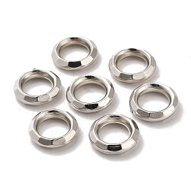 CCB Acrylic European Large Hole Beads, Donut Spacer Beads