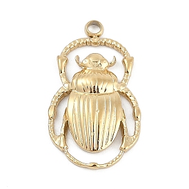 304 подвески из нержавеющей стали, жук очарование, ионное покрытие (ip)