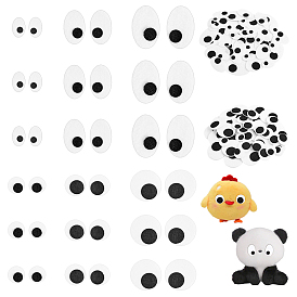 2 мешочки, фетровые поделки, кукольные глаза, для поделок куклы игрушки кукольные плюшевые животные изготовление, с 1 мешочком, плоским круглым глазом