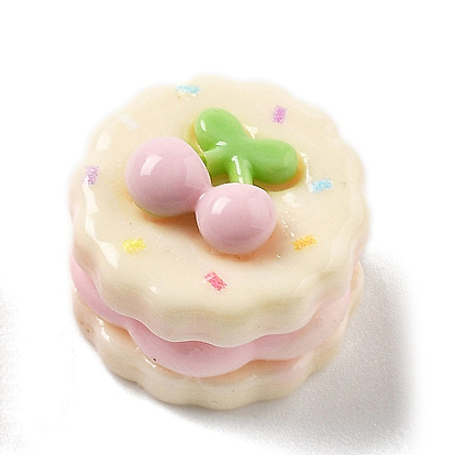 Cabochons en résine de mini-gâteaux de dessin animé mignons