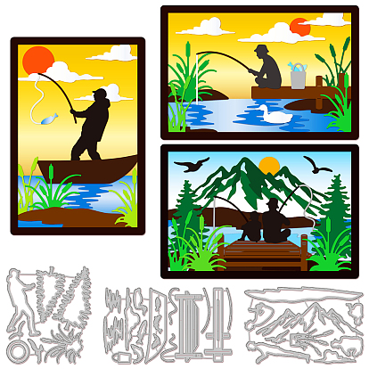 Трафареты для резки рыболовной углеродистой стали, для diy scrapbooking, Фотоальбом, декоративная бумага для тиснения