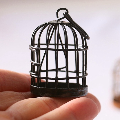 monstruo Bienes Persistente Fábrica de China Jaula de pájaros de aleación en miniatura, para accesorios  de jardín de casa de muñecas, simulando decoraciones de utilería 40x30 mm a  granel en línea - PandaWhole.com