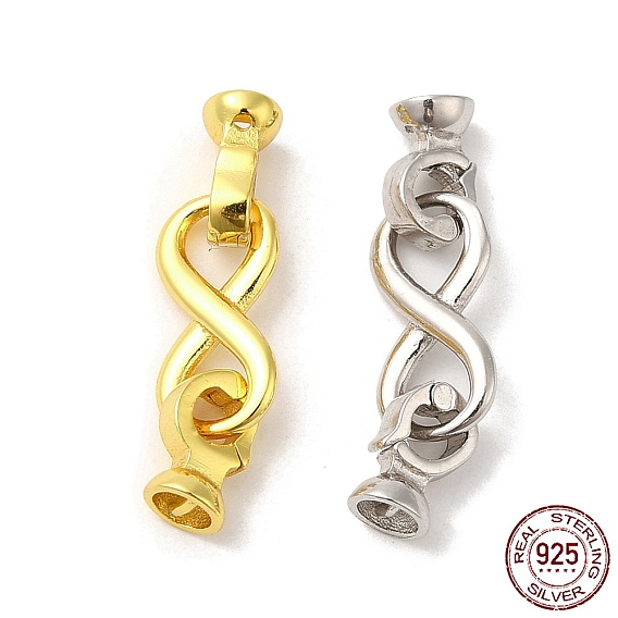 925 Стерлинговое серебро, бесконечность, с печатью 925