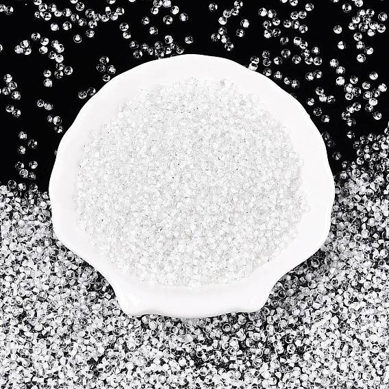 8/0 внутри цветные прозрачные стеклянные бусины, слеза, Топ пробуренной