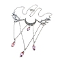 Alloy Head Chains, Moon with Branch