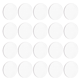 60 акриловые плоские круглые подставки для фигурок