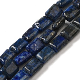 Natural Lapis Lazuli Beads Strands, Rectangle