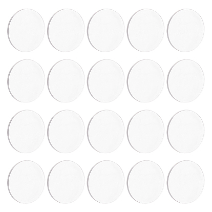 60 акриловые плоские круглые подставки для фигурок