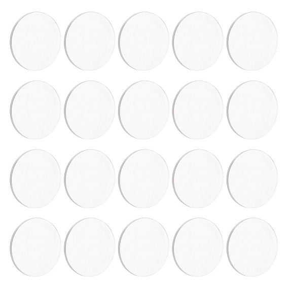60 акриловые плоские круглые подставки для фигурок