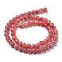 Dyed Natural Jade Beads Strands, Round