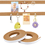 2Rolls Cork Insulation Roll, for Coaster, with Adhesive Back, Wall Decoration, Party and DIY Crafts Supplies