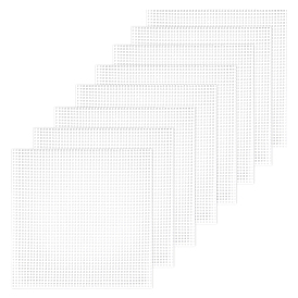 Пластиковые листы холста сетки, для вышивания, изготовление акриловой пряжи, трикотажные и вязаные проекты, прямоугольные