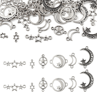 36шт 6 стили подвески из цинкового сплава в тибетском стиле, разнообразные