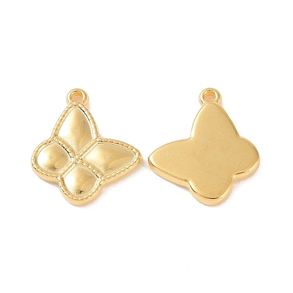 Ion Plating(IP) 304 Stainless Steel Pendants, Butterfly Charms