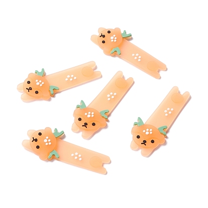 Luminous PVC Cabochons, for Hair Accessories, Deer