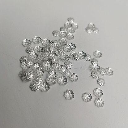 Brass Flower Bead Caps, Multi-Petal Filigree Finding