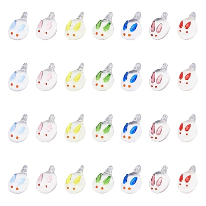 Handmade Lampwork Pendants, Rabbit