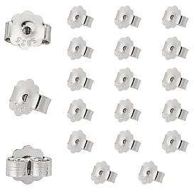 SUNNYCLUE 10 Pairs 925 Sterling Silver Ear Nuts, with 925 Stamp
