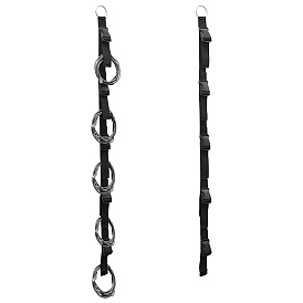 Многофункциональные полипропиленовые проволочные ремни для хранения, с кольцом из цинкового сплава