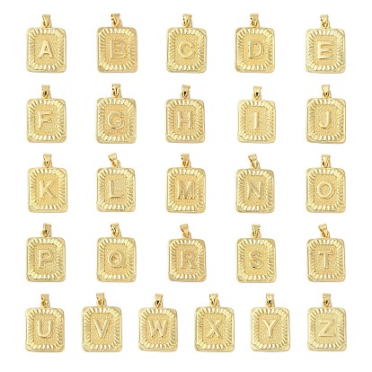 Стойки обшивки латунные подвески, долговечный, без свинца и без кадмия, квадрат с подвесками в виде букв