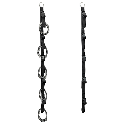 Многофункциональные полипропиленовые проволочные ремни для хранения, с кольцом из цинкового сплава