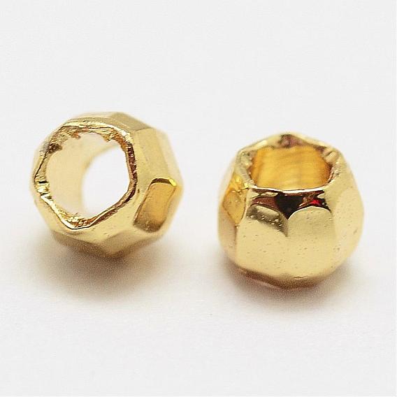 Brass Spacer Beads, Rondelle, Lead Free & Nickel Free & Cadmium Free