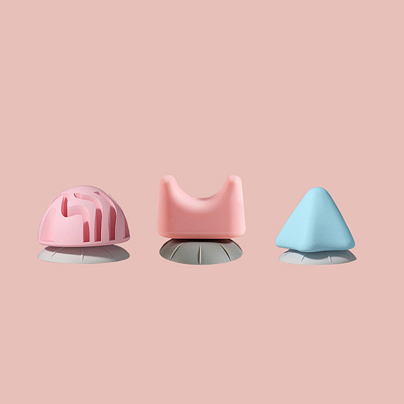 Силиконовый портативный триггерный массажный шарик, Всасывающий массажер для мышц тела массажный инструмент для шеи стопы