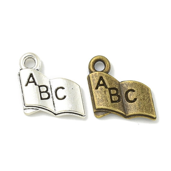 Сплавочные подвески тибетского стиля, без свинца и без кадмия, книга