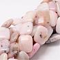 Rectangle Natural Pink Opal Beads Strands