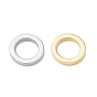 Brass Spacer Beads, Flat Ring Shape