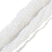 Opalite Beads Strands, Faceted, Round