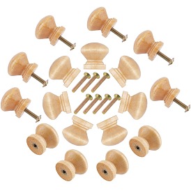 Gorgecraft 25 Sets Wood Cabinet Handle Pull Knob, with Screws