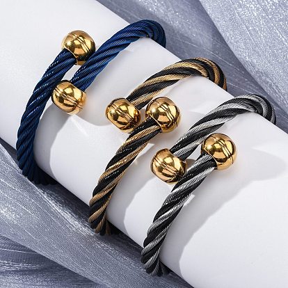 304 браслеты из нержавеющей стали для женщин, ионное покрытие (ip)