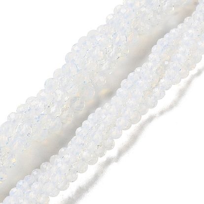 Opalite бисер пряди, граненые, круглые