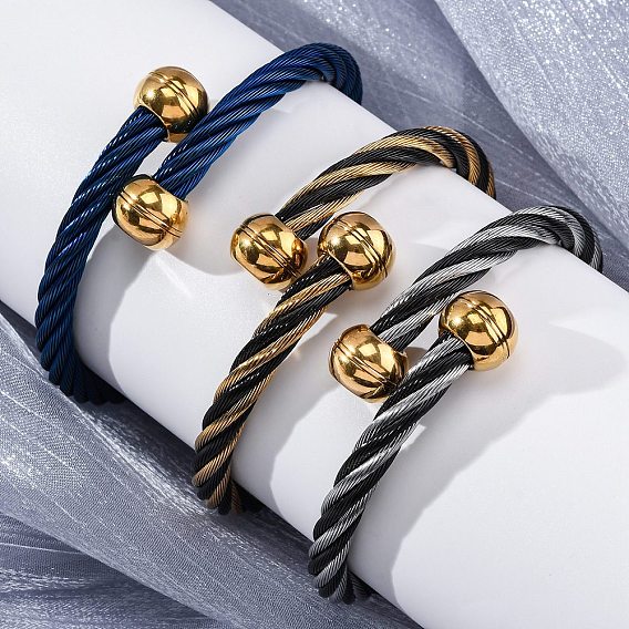 304 браслеты из нержавеющей стали для женщин, ионное покрытие (ip)