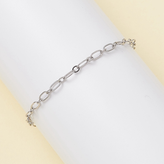 Браслеты из латуни с овальными звеньями для женщин