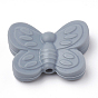 Food Grade Eco-Friendly Silicone Beads, Chewing Beads For Teethers, DIY Nursing Necklaces Making, Butterfly