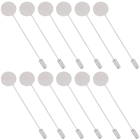 70шт. 201 фурнитура для броши из нержавеющей стали